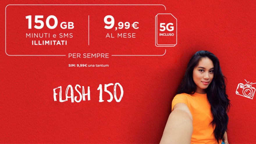 La migliore offerta Iliad è tornata: FLASH 150 5G a meno di 10 euro!