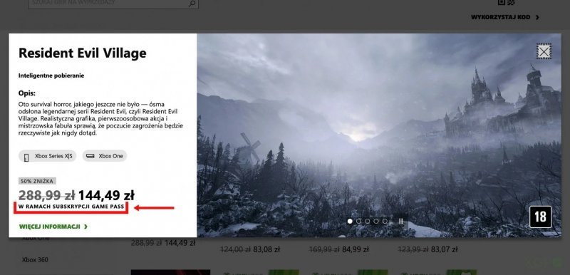 Resident Evil Village disponibile su Xbox Game Pass, secondo lo Store polacco