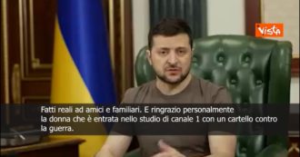 Zelensky ringrazia la dipendente della tv russa Marina Ovsyannikova: “Grato a coloro che non smettono di divulgare la verità”